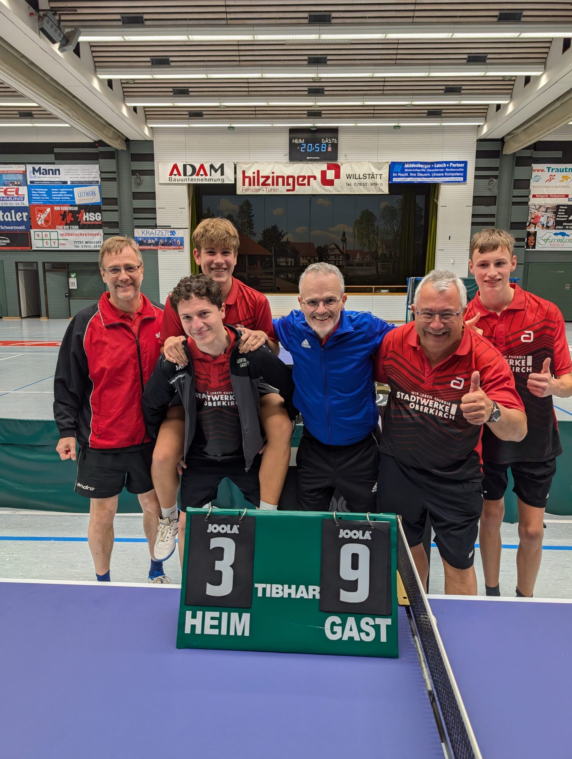 Erster Saisonsieg: Vierte Mannschaft gewinnt 9:3 in Willstätt